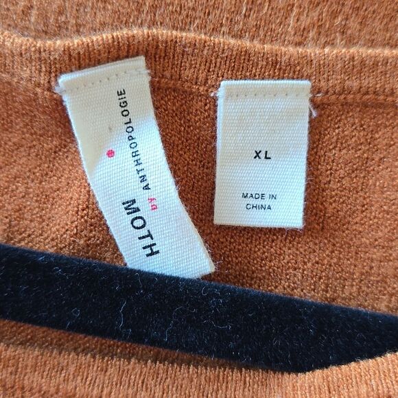 Anthropologie Moth Dress Sweater Knit with  Bell Sleeve - Picture 5 of 7